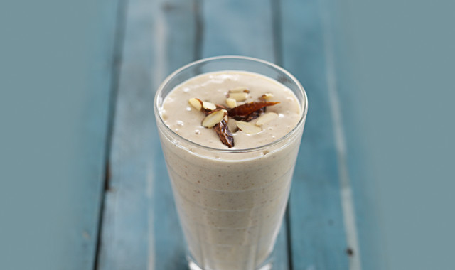 The nutty one, mixed nuts and dates smoothie