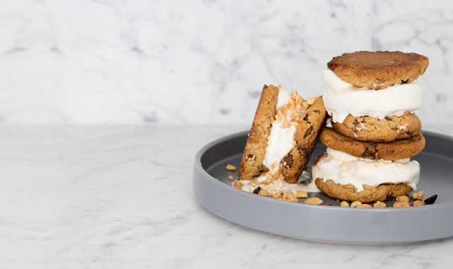 Smores ice cream sandwiches
