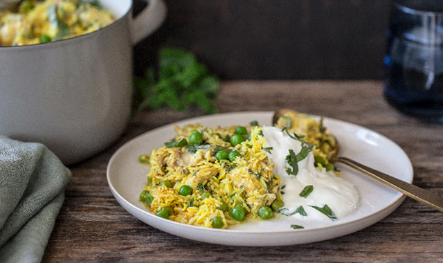 Stovetop Chicken Biriyani Recipe