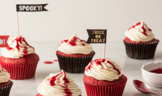 Blood-Red Velvet Cupcakes Recipe
