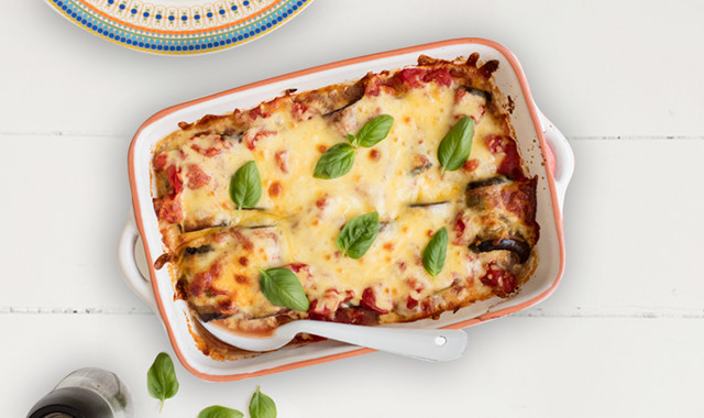 Easy Cheesy Eggplant Bake