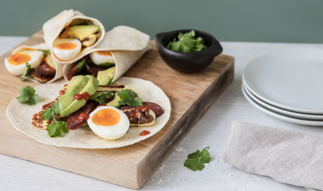 Haloumi Breakfast Burrito