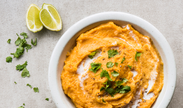 Kumara, Coconut & Coriander Mash Recipe