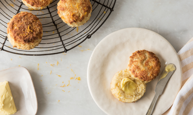 Zesty Orange & Coconut Scones Recipe